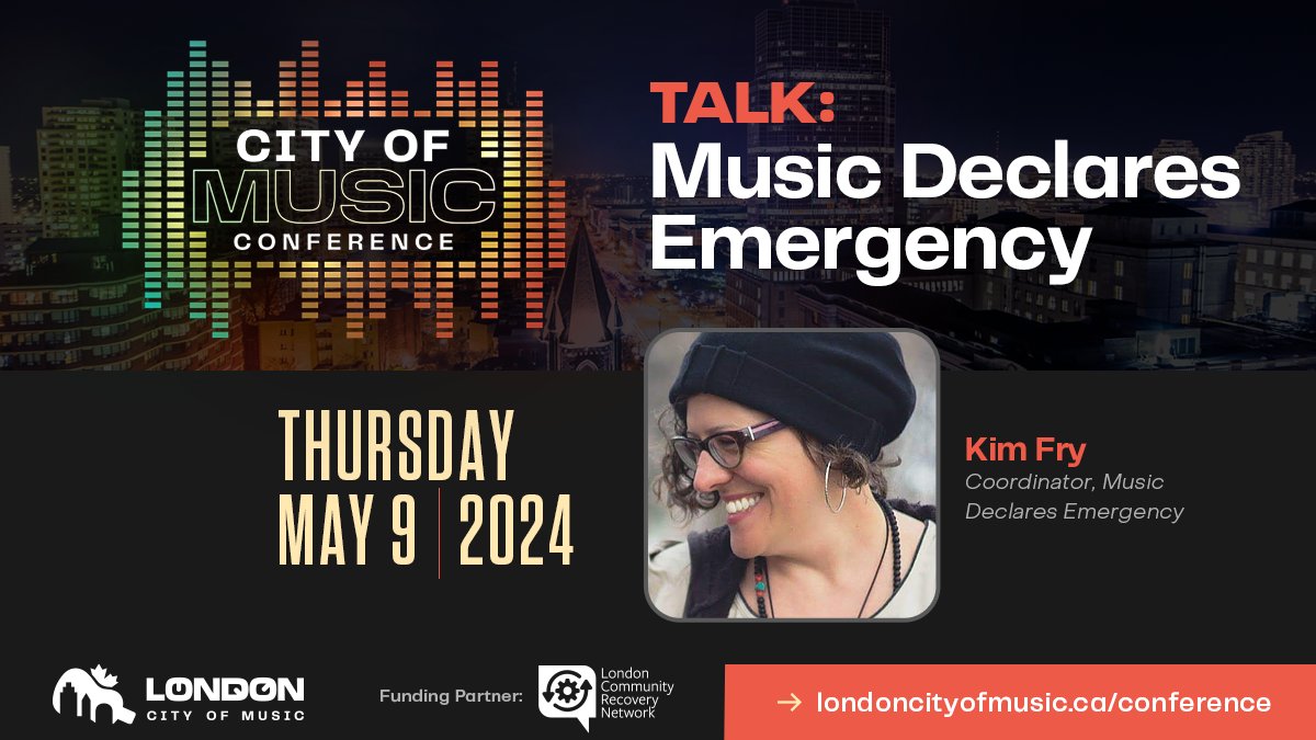 ⭐️Panel Highlight: Music Declares Emergency⭐️ @CanDeclares will speak on the impacts the music sector can have on #SDG 13: Climate Action. Come check out this panel and more at the City of Music Conference, May 9! 🎟️: bit.ly/3xrlgbw #UNESCO #CityofMusic #LdnOnt