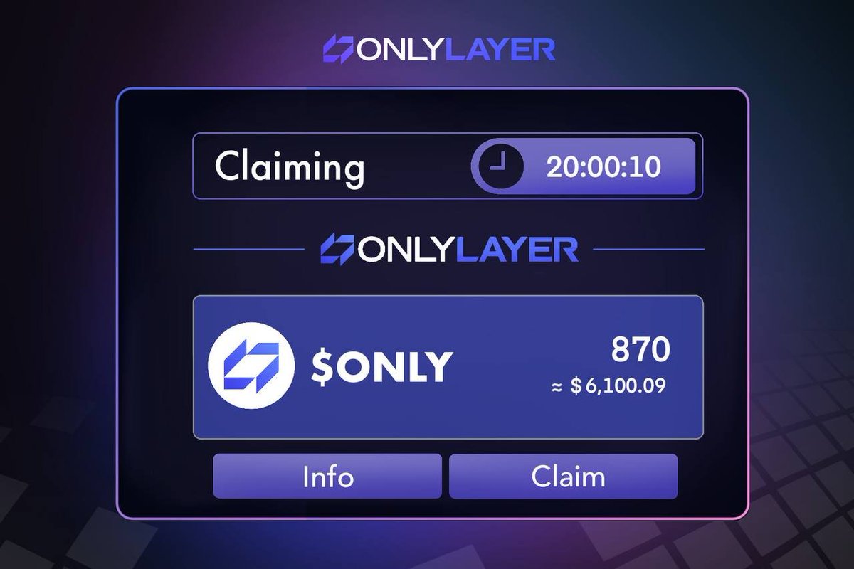 Confirmed $ONLY airdrop is dropping soon!

$ONLY now = $EIGEN 3 months ago.
New activities added. Deadline soon.

Cost - $0
Reward - $7,000+

Step-by-step strategy with video guides 👇