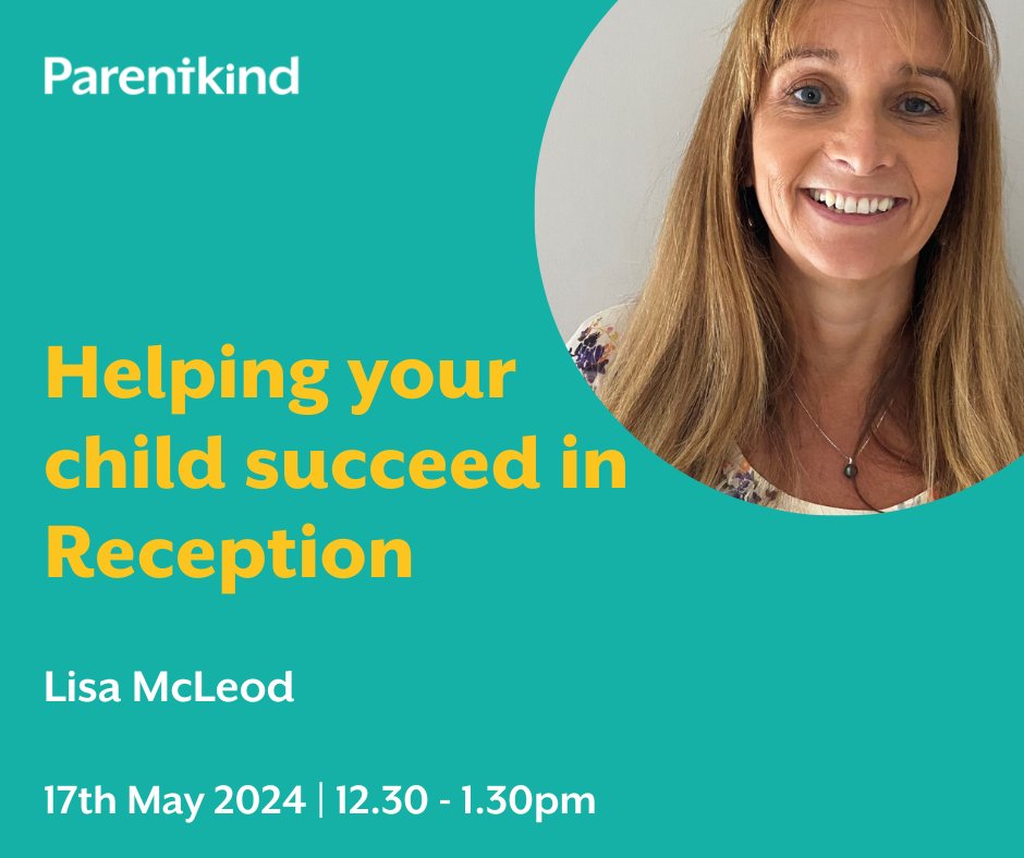 To help you support your child as they start primary school, we're hosting a webinar on 17th May where Lisa McLeod will offer tips to make the transition as smooth as it can be. To book your FREE space on this webinar, visit our website: parentkind.org/parent-webinars