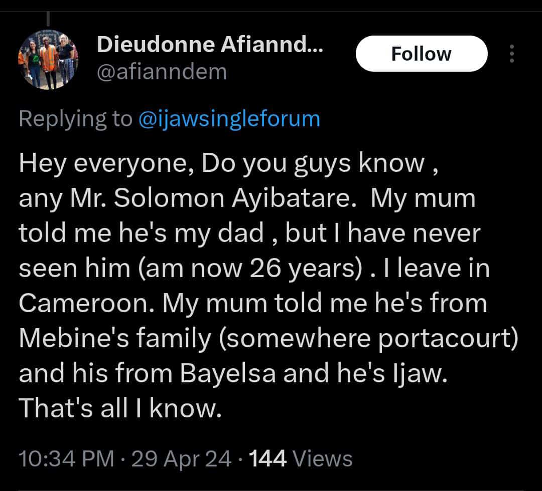 Dear Ijaw nation, can we help this young man please? 🙏