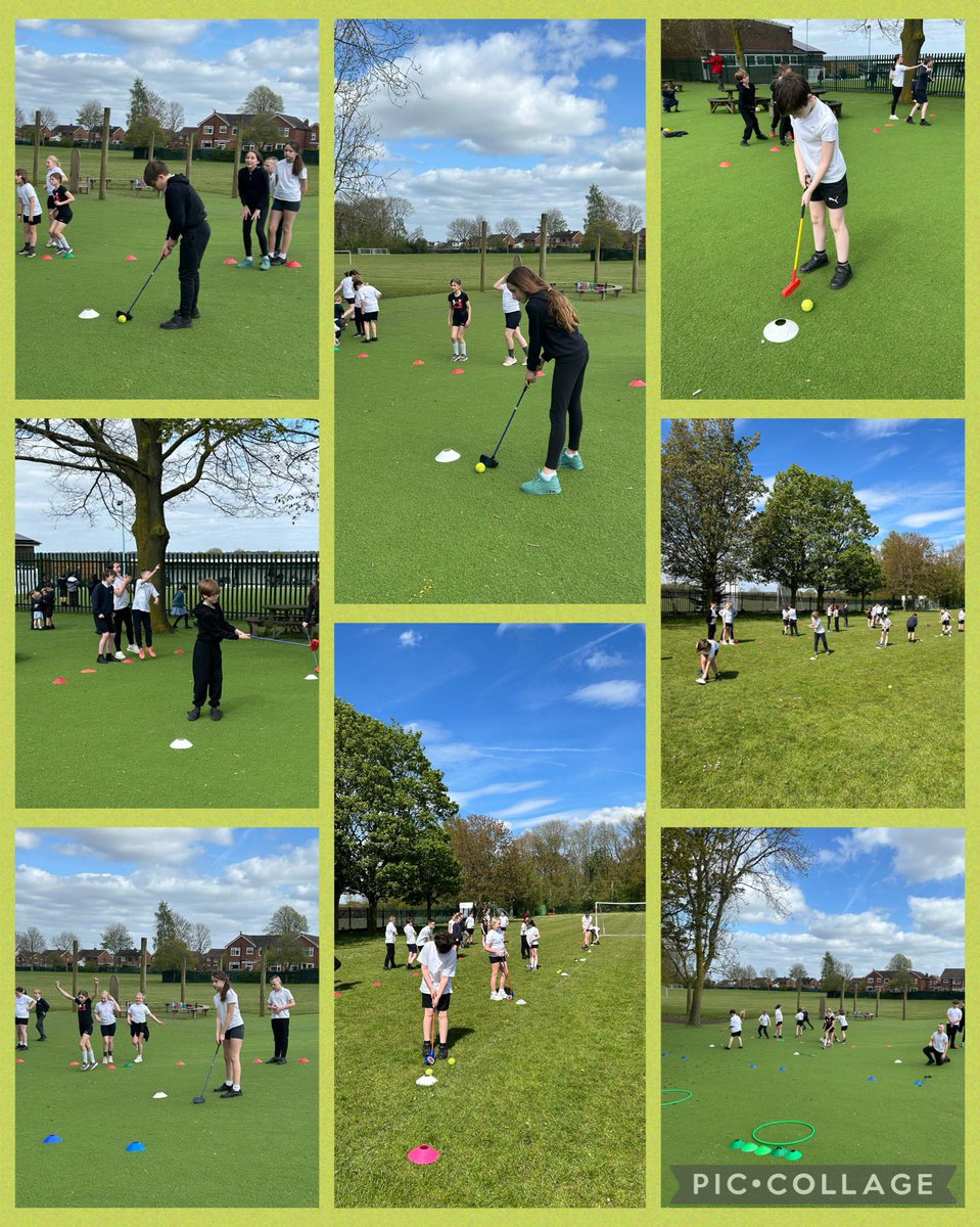 Year 5 have been thoroughly enjoying their golf lessons. Well done children.  😃 ⛳️ ☀️  <a href="/BarntonMissR/">Miss Rutter</a> <a href="/barntonMrJ/">Ryan Jones</a>