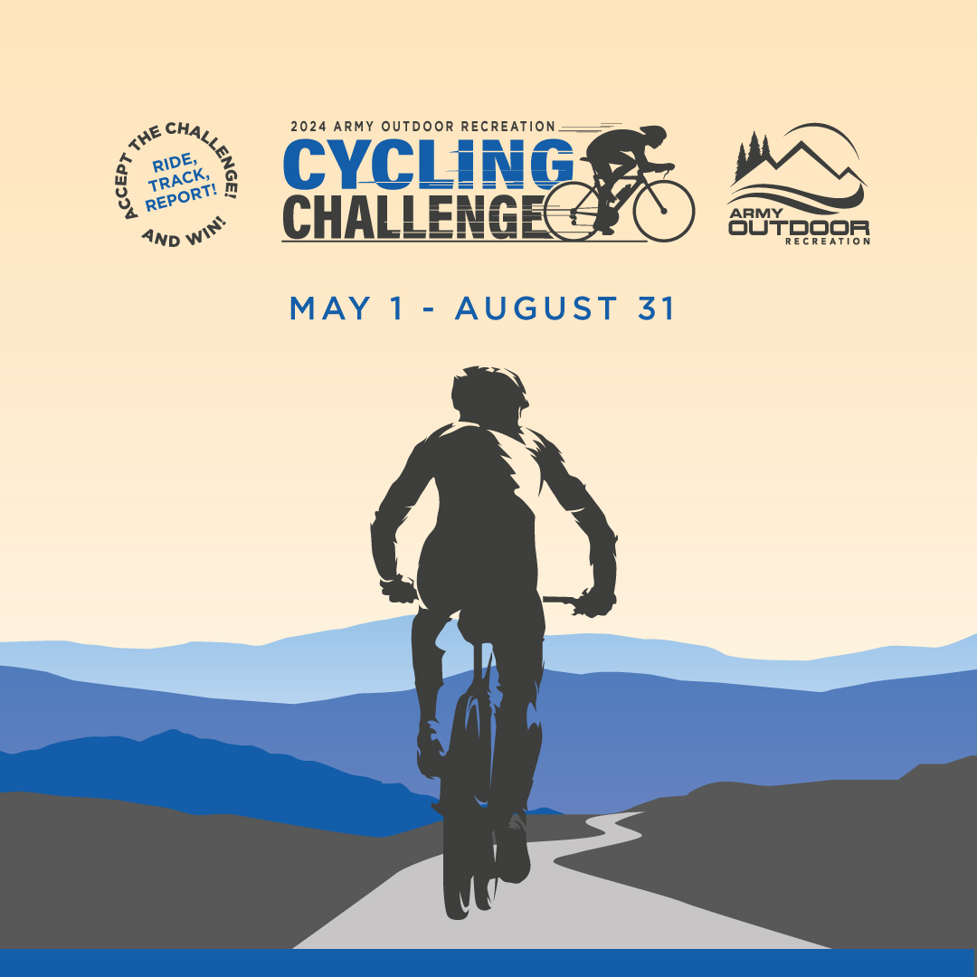 🚵‍♂️Can you ride 621 miles over 4 months?🚵‍♂️

The Outdoor Recreation Cycling Challenge begins tomorrow!!

Find out more details at eisenhower.armymwr.com/happenings/cyc… and swing by TASC to sign up!

#EisenhowerMWR #TASC #CyclingChallenge