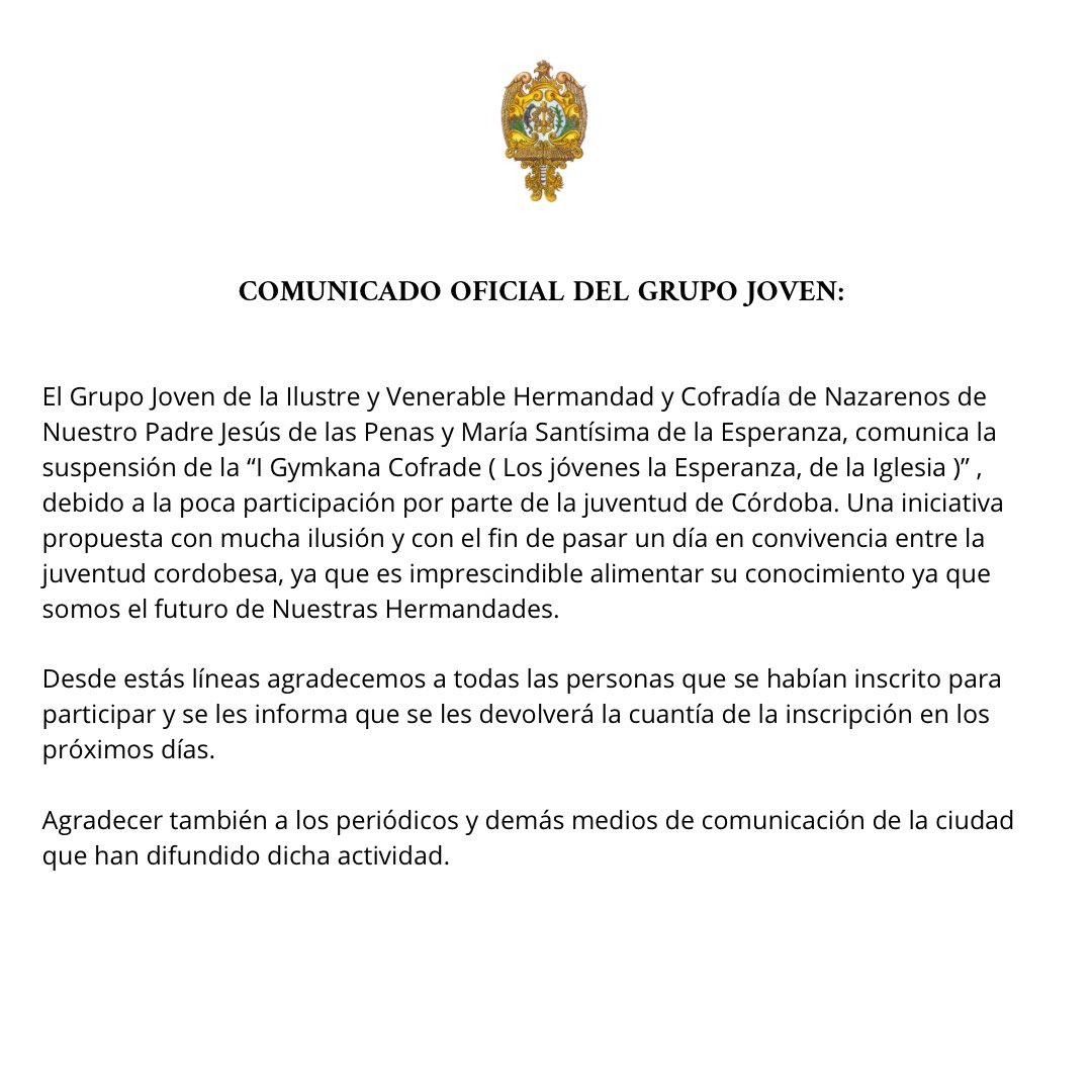 Grupo Joven Esperanza tweet media