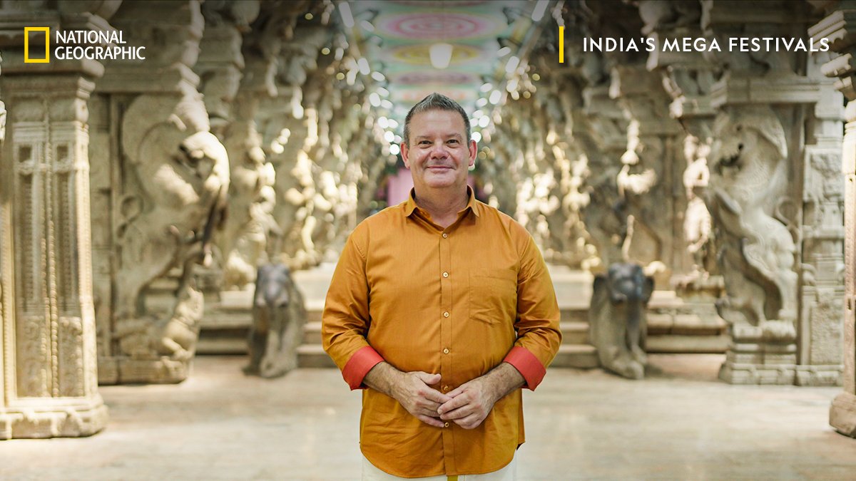 Join Gary as he delves into the vibrant streets of Madurai during the Chithirai festival, a cultural phenomenon rich in tradition. Witness this grand celebration on 'India’s Mega Festivals' premiering May 3 at 8 PM, on National Geographic. #MegaFestivals #NatGeoIndia