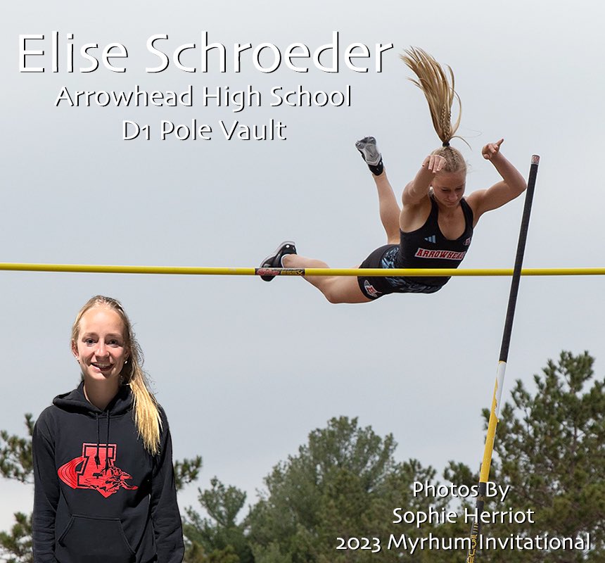 With unusually high temps for the @WaukNorthGTandF Heimark Classic, the 4x1 of @TaylorThimmesch, Avery Bott, Giselle Huggett and Payton Eicher ranks 18th All-Time in WI and Elise Schroeder’s 12’3 clearance in pole vault moved her from 30th to 20th. 

Tremendous job, Girls!!