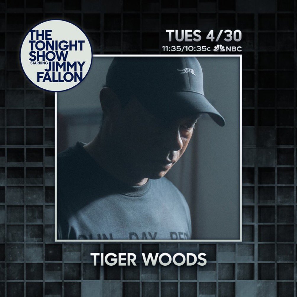 🚨📺🐅 JUST IN: Tiger Woods will appear on @FallonTonight where he’ll be promoting his new brand Sun Day Red. @TWlegion