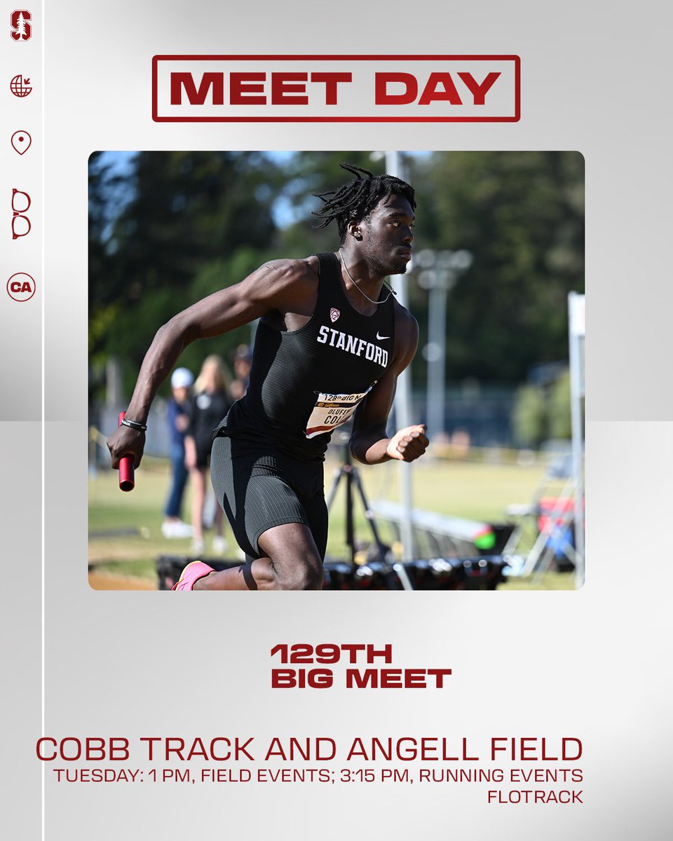 It started in 1893 and continues today: The Big Meet! Watch live on @flotrack flosports.link/4785Zss Live results: tinyurl.com/yspdzq9z #GoStanford