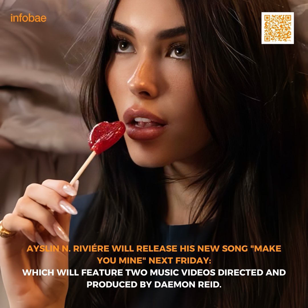 𝗜𝗻𝗳𝗼𝗯𝗮𝗲 ᴿᴾ • #InfobaeStudioRP
<a href="/TeleShowRP/">ꔋ𝗲𝗹𝗲𝗦𝘩𝗼𝘸 ᴿᴾ</a>: Celebridades • Deportes

   ﹝  🗞️  ﹞ —— 𝗔𝘆𝘀𝗹𝗶𝗻 𝗡. 𝗥𝗶𝘃𝗶𝗲́𝗿𝗲 (@calidecent) anuncia su nueva canción #MakeYouMineRP para este Viernes! © #InfobaeRP