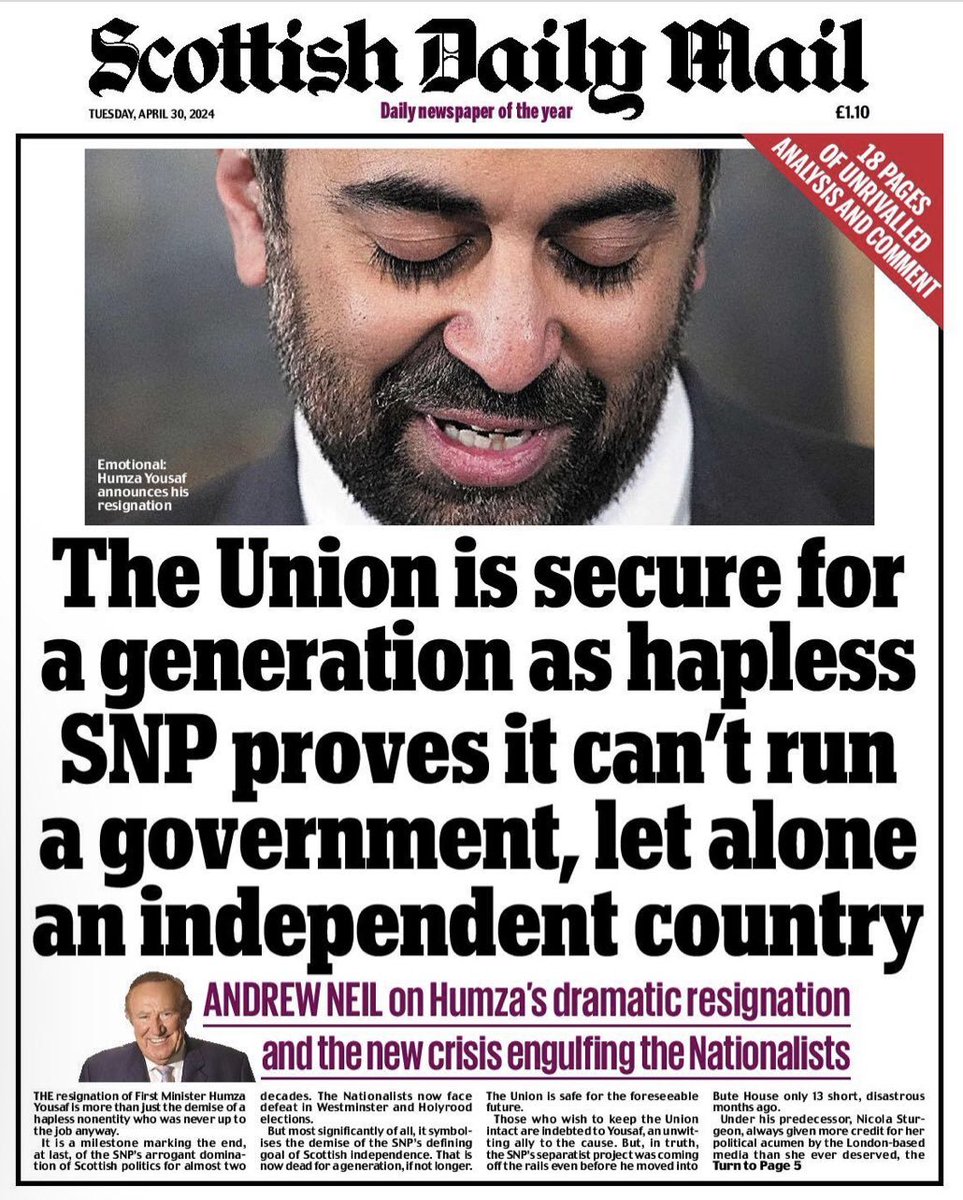 Shameless Opinion Masquerading as News Colonials Belittle Scotland The height of English hackery: a racist front page from a far-right racist rag, written by a fat, festering House Jock no one should employ and assume he is an 'impartial' journalist.