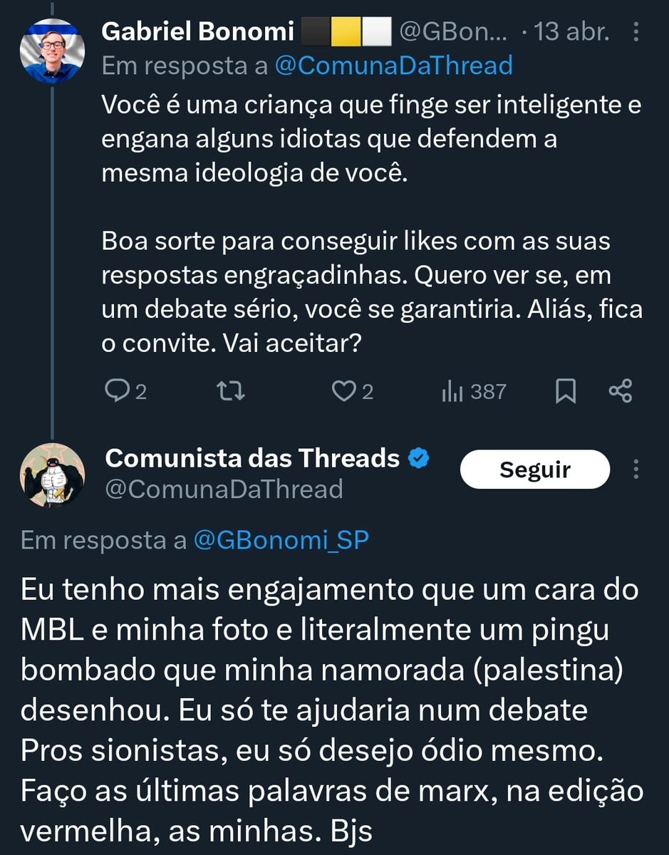 Falou o cara que arregou para um debate sério sobre o assunto. Se aceitar o desafio do @GBonomi_SP, nós do Pelos Canos cedemos o espaço para que vocês possam debater.