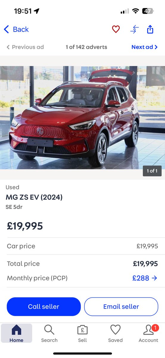 🚨EV Deal Alert 🚨

Pre-registered 2024 MG ZS EV 51 kWh in that gorgeous red with just 200 miles on the clock for …….. £19,995

🤩⚡️⚡️⚡️⚡️🤩#EVdeals 

autotrader.co.uk/car-details/20…