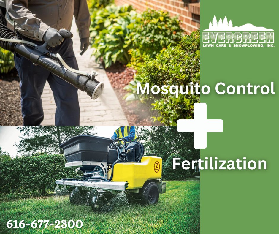 The Duo you didn't know you needed!
Invest in Mosquito Control and Fertilization for your property this summer. Thank us later! 😁
Call TODAY for a free estimate! 616-677-2300
#mosquitocontrol #fertilization #PowerDuo #summerservices
#grandrapidsmi #greenindustry