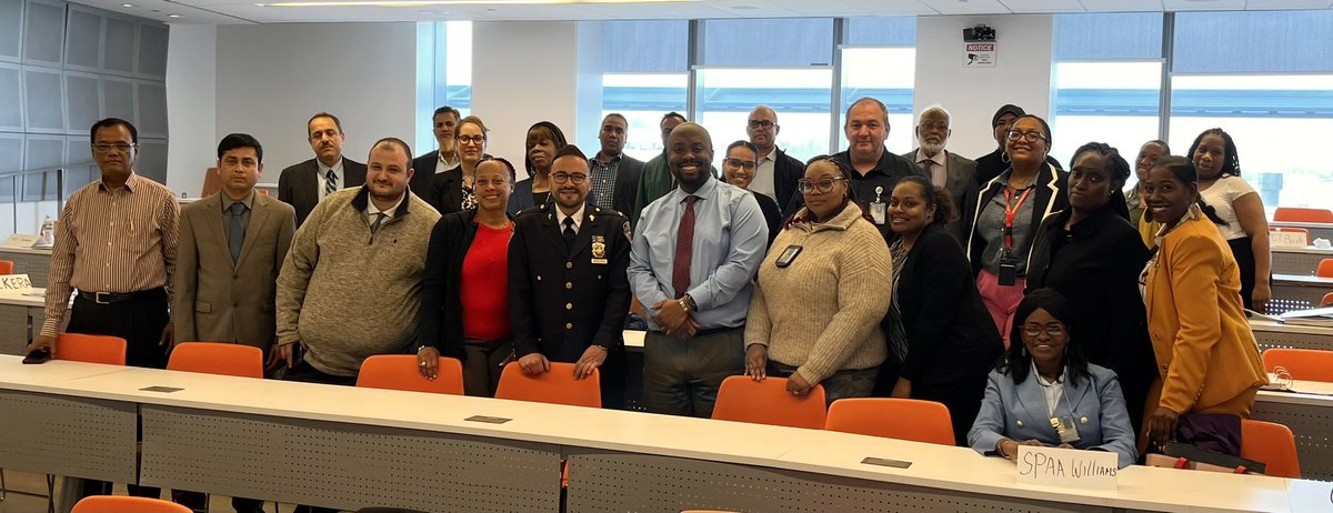 Deputy Chief Chaplain Father George Anastasiou visited today’s Introduction to Supervision Class @NYPDTraining to discuss healthy stress management techniques and the many ways our @NYPDchaplains are available to help. #AreYouOk