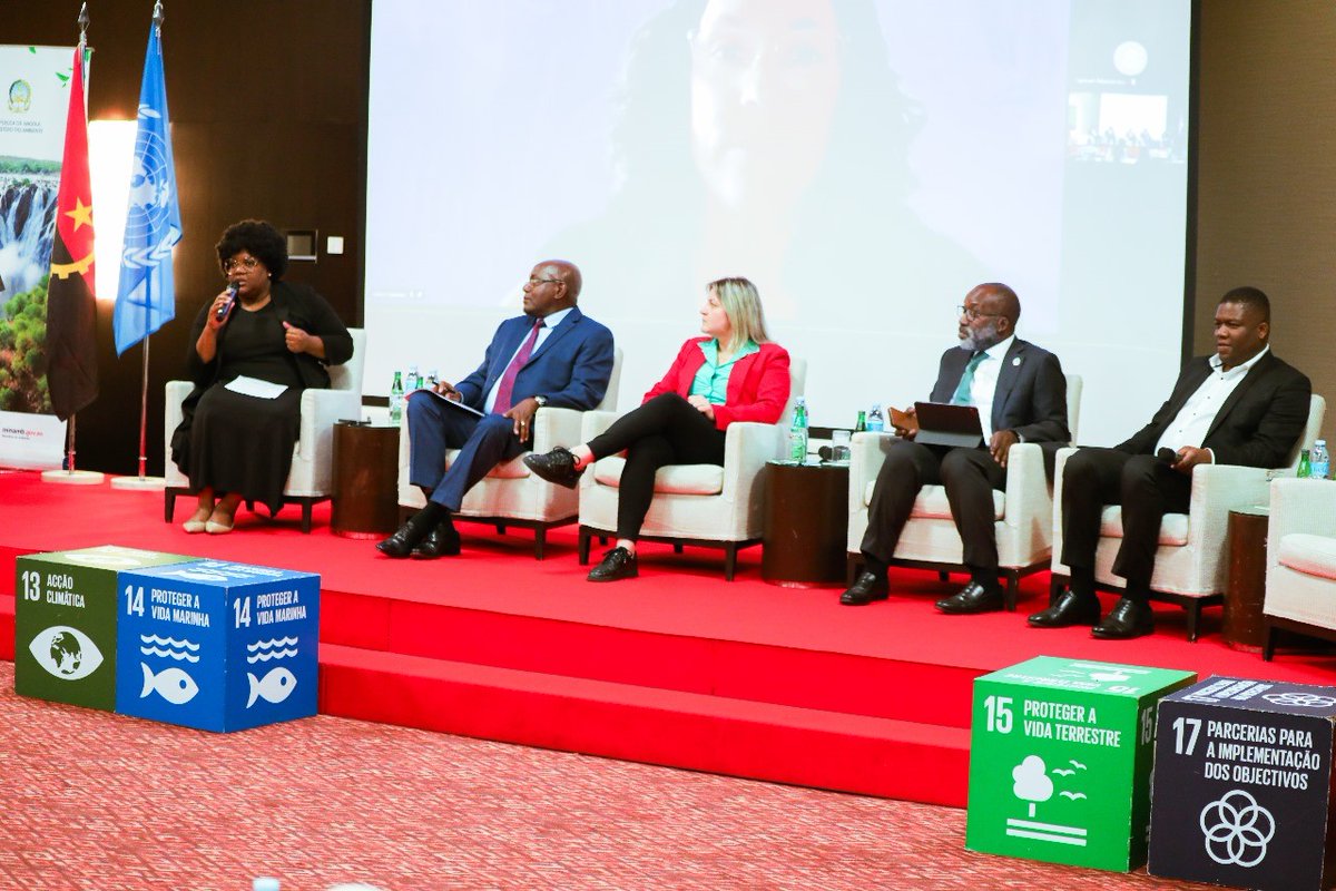Today,the Government of Angola,@UNDPAngola and UNICEF, promoted the National Dialogue on Climate Finance to foster dialogue between stakeholders and develop a constructive approach on the challenges and funding opportunities for climate initiatives in the country.#Agenda2030