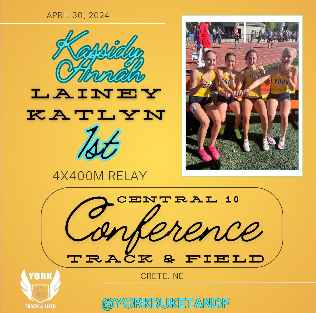 York Track & Field tweet media