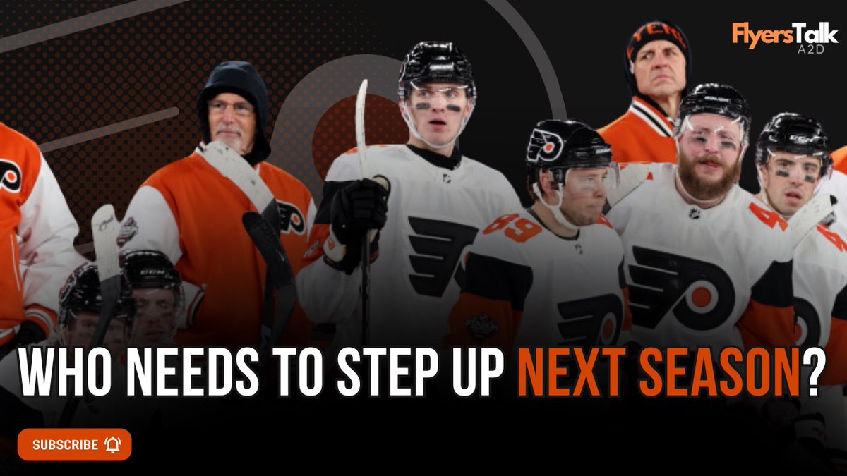 Join us @ 9pm ET 🚨 

With the #StanleyCupPlayoffs in action, we debate who has to take a massive step forward to lead the @NHLFlyers back to the playoffs. Plus, get live updates & reactions!

🔗youtube.com/live/Fhl9svzfr…
#PhiladelphiaFlyers #NHL #NHLPlayoffs2024 #LetsGoFlyers