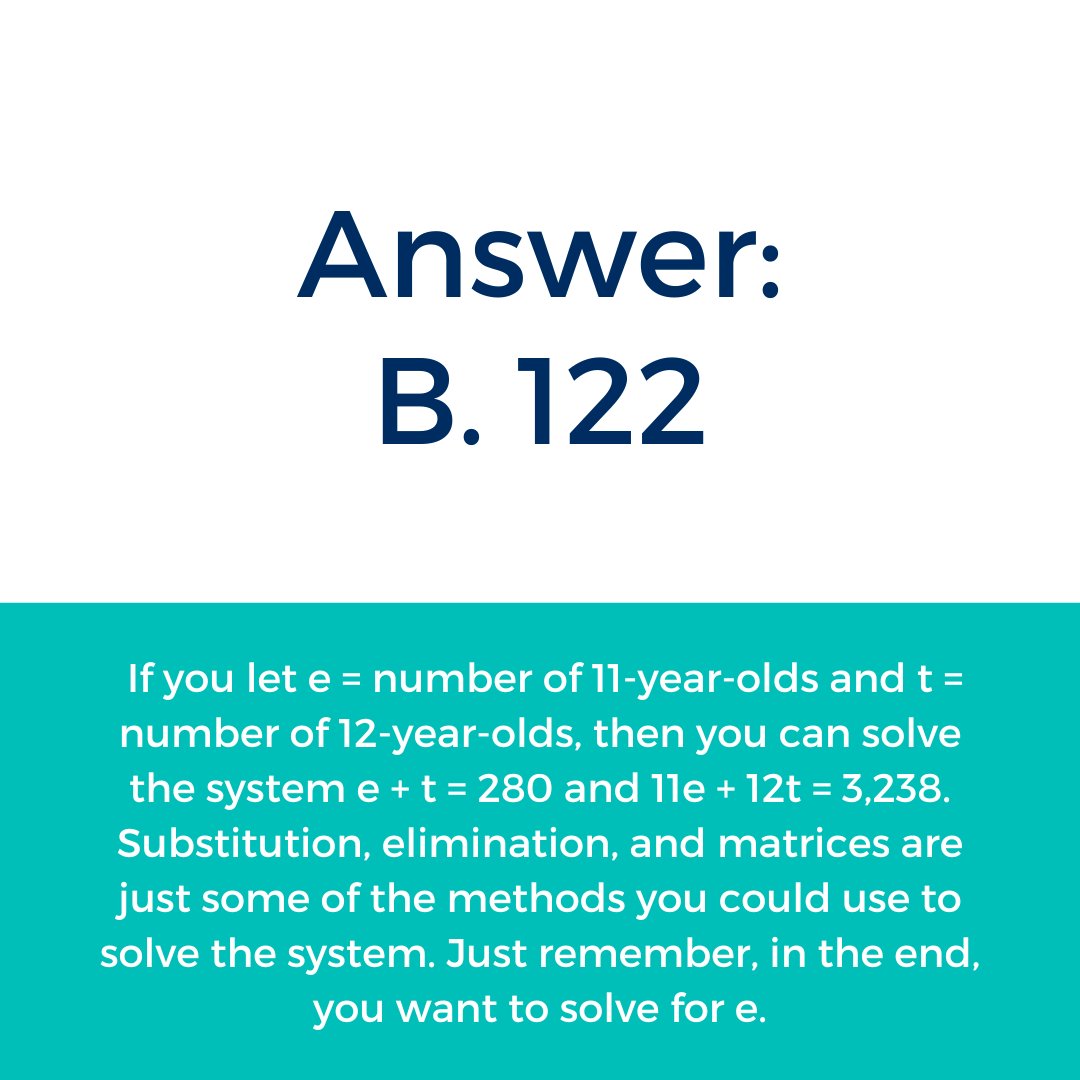Get ready for the June ACT with this #TestPrepTuesday question! 📚 For more free prep resources, check out: bit.ly/3qPSxUx