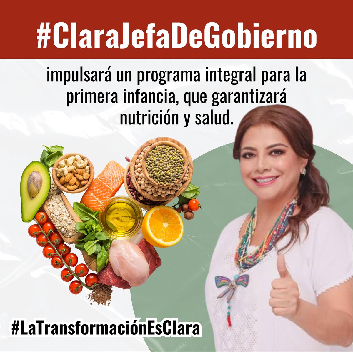 #ClaraJefaDeGobierno 
#LaTransformaciónEsClara