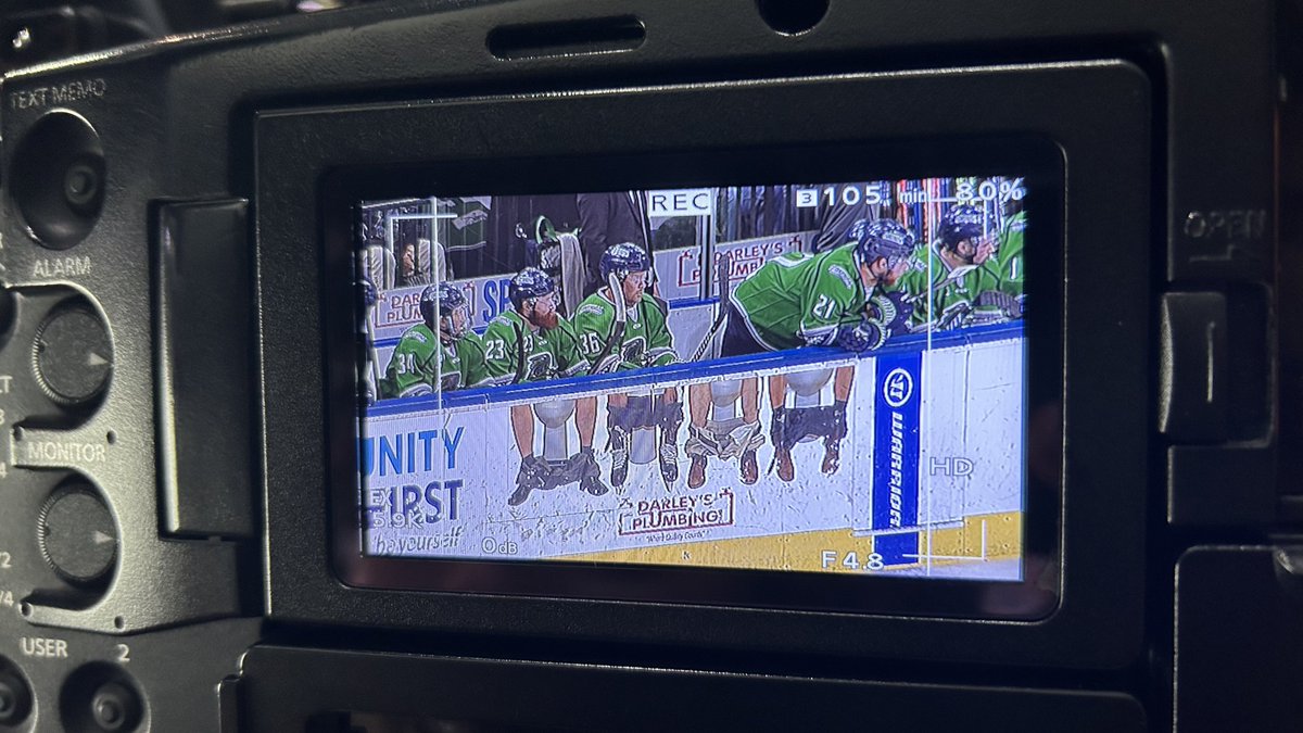 Still no score after the first period… also I love creative sports advertising 😂🤣 #ASJax @ActionSportsJax