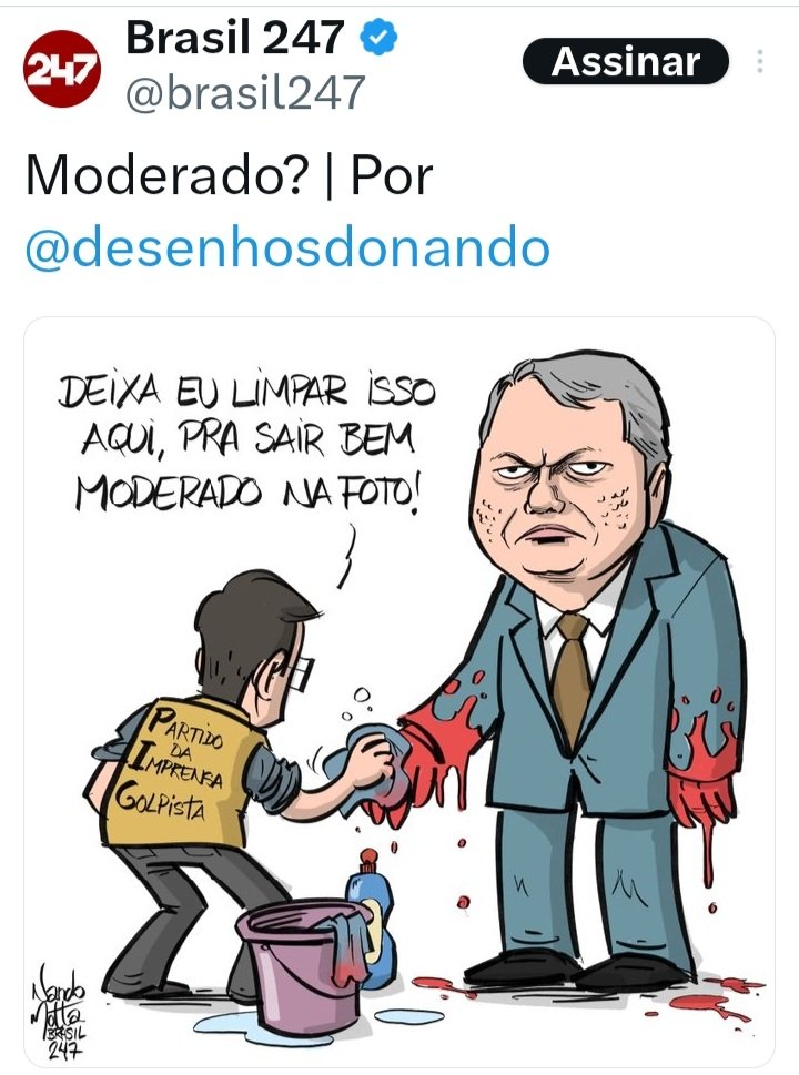 Vc acha Tarcísio moderado?