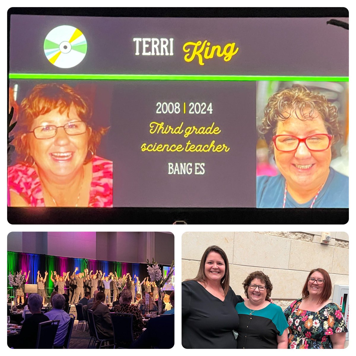 It was an honor to
Celebrate Mrs. Terri King last night at the CFISD Teacher Retirement Banquet. We will miss you Mrs. King. @BangElementary @susan_bolado @KaylaKMouton @MichelleChatag2