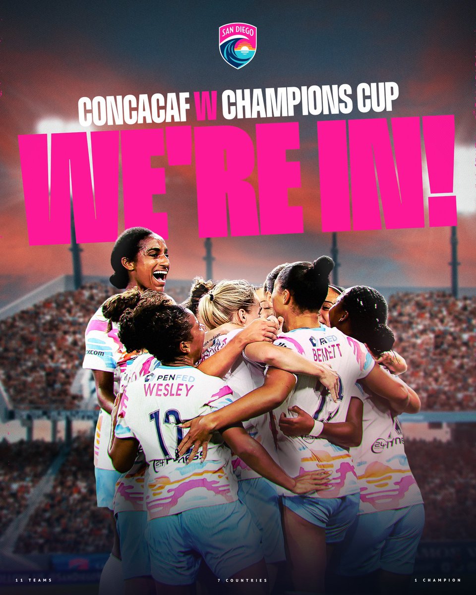 QUALIFIED ✅

we’ve officially booked our spot in the inaugural @Concacaf W Champions Cup beginning later this summer 🏆