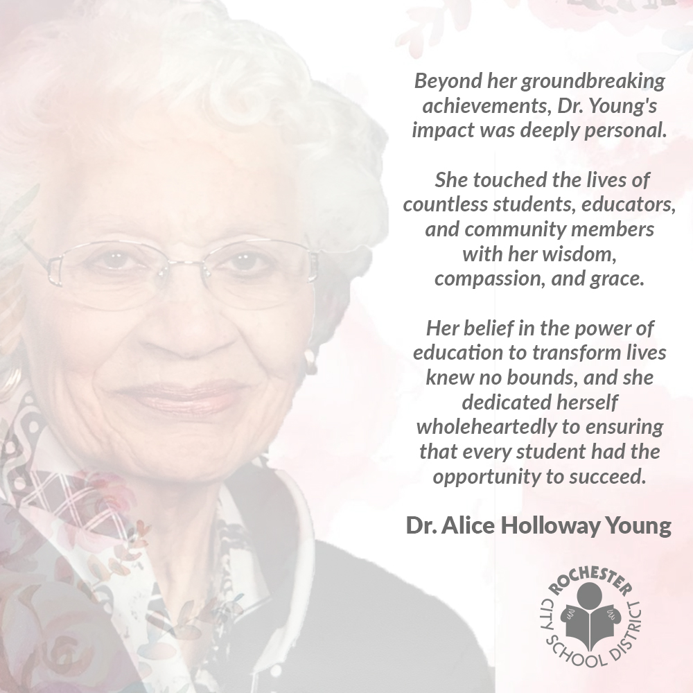We pause in grateful remembrance of Dr. Alice Holloway Young, 1923-2024. #ONERCSD