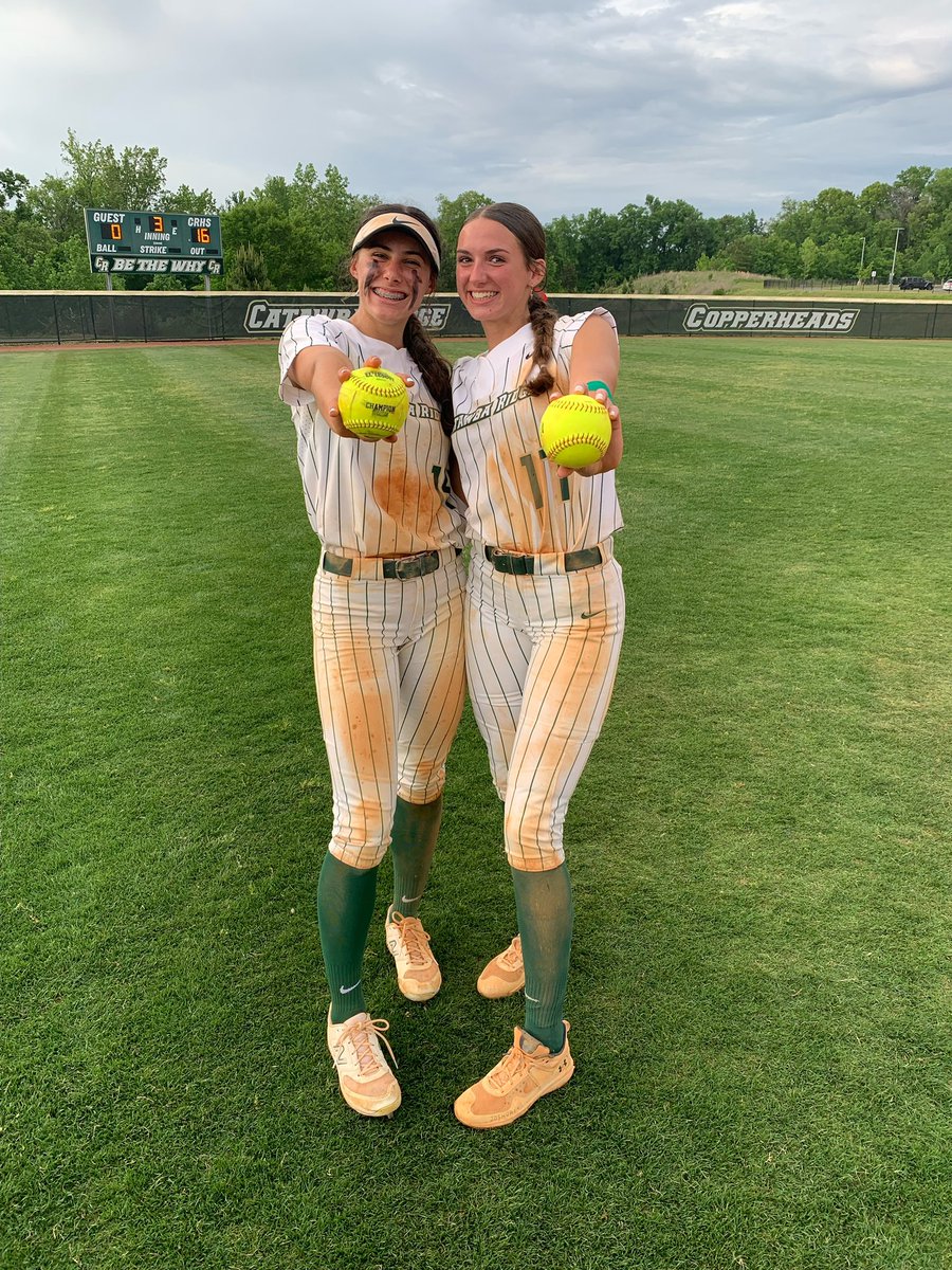 Lady Copperheads take game one of the playoffs 16-0 against Greer.  @chloeburger88 threw the no hit shutout. @kendramurray01 hits a bomb right after @Rocheleau2025 clears the bases with a Grand Slam. Next game will be Thursday. #RTDPTR