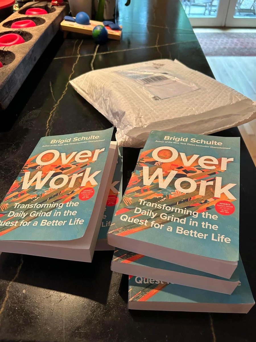 Look what came today! So excited to share with you all! Been working on this for 10 years. Preorder available now on Amazon! Book release on Sept. 17! #worklifebalance #timepressure #workredesign #karoshi