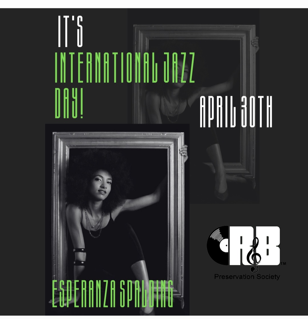 RBPS Celebrates Jazz Appreciation Month by honoring @EspeSpalding #rbpsoc #blackmusicpreservationists #preserveblackmusic #BlackMusicCulture365TM #JazzAppreciationMonth