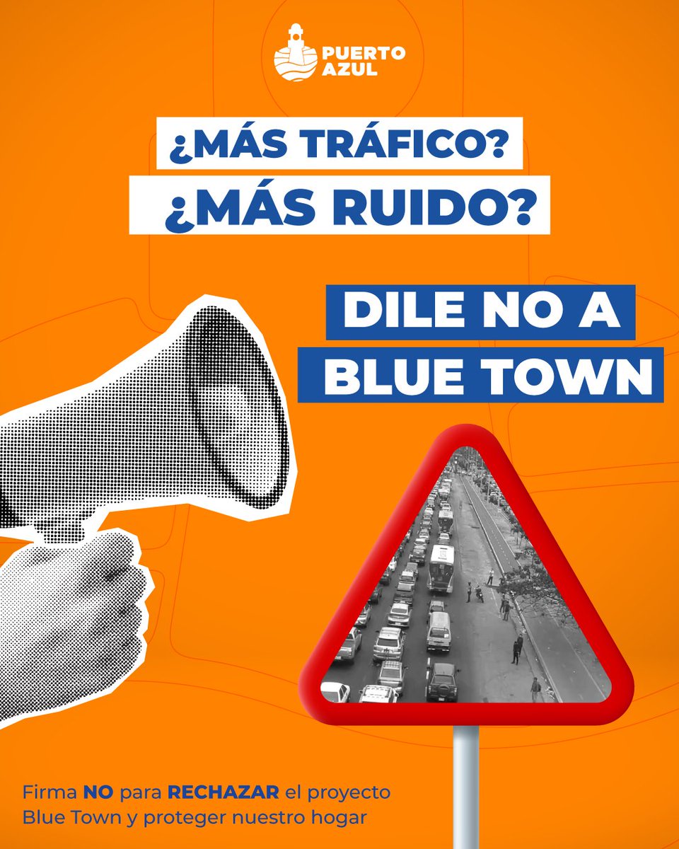 CPDBVPA's tweet photo. 🚫 NO permitas que un proyecto inadecuado ponga en riesgo nuestra tranquilidad.

✍️ Firma con el Colectivo Pro Defensa del Buen Vivir y expresa tu rechazo a Blue Town.

🚫 ¡ÚNETE! Estamos en la Av. Principal Puerta 1, ahí receptamos las firmas de 5:30 a 8:30 pm. https://t.co/SranGwqJDE