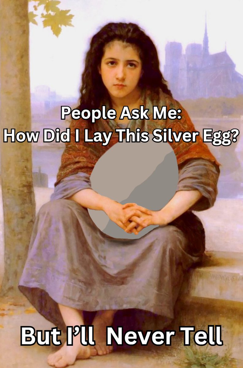 If you laid #silver eggs, would you tell anyone or try to seek medical treatment? #SilverSqueeze