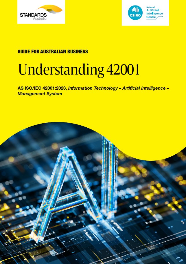 📢 AI Management System standard: We’re excited to announce the release of our latest report in collaboration with @CSIRO “Understanding 42001.” Read the full report here: standards.org.au/documents/unde…