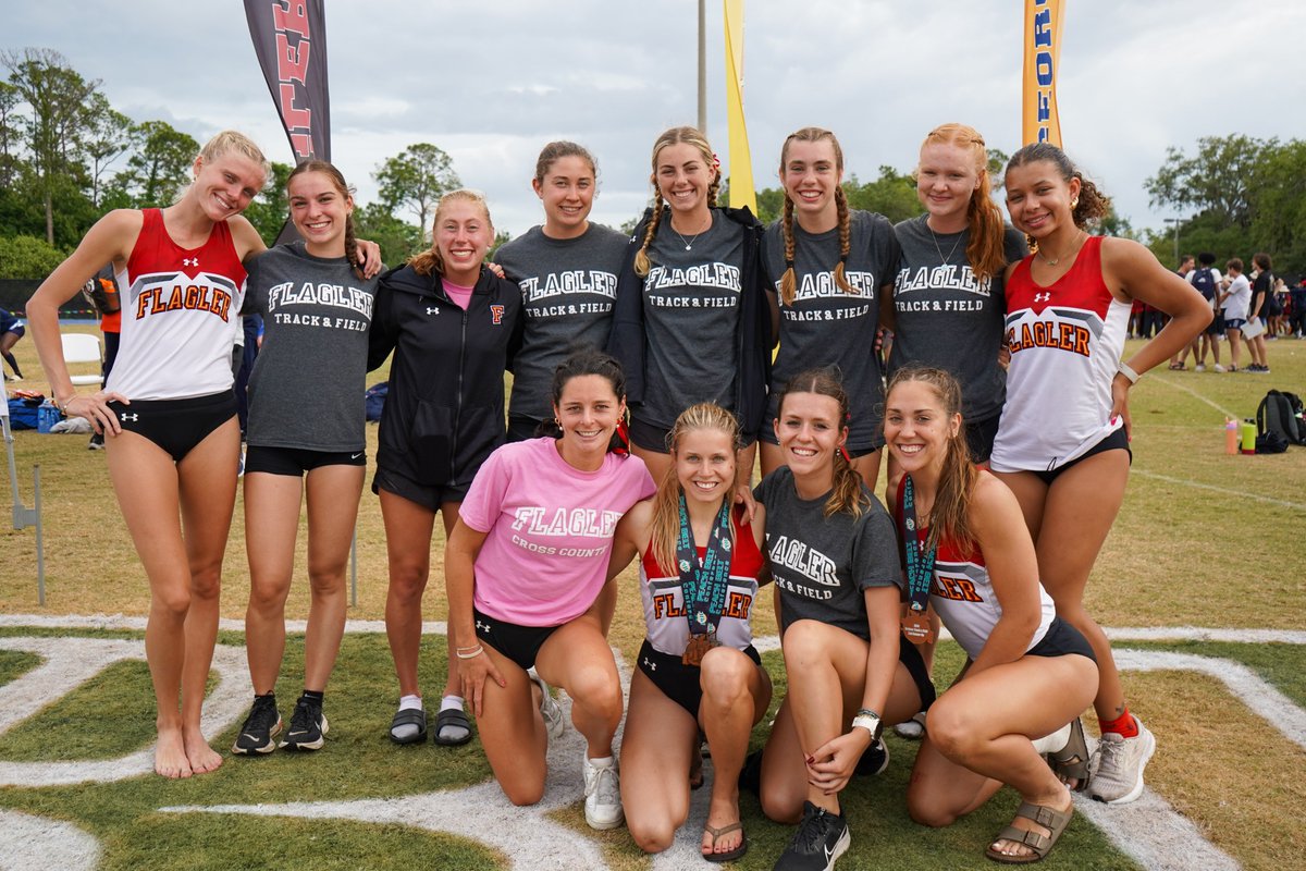 The Flagler women's track & field team took 🥉 at PBC Outdoor Championship👏 Monique Whiteman was named the Women's Outstanding Track Athlete of the Year‼️ Zoe Zinnie was selected to the All-Sportsmanship Team👊 #GoSaints