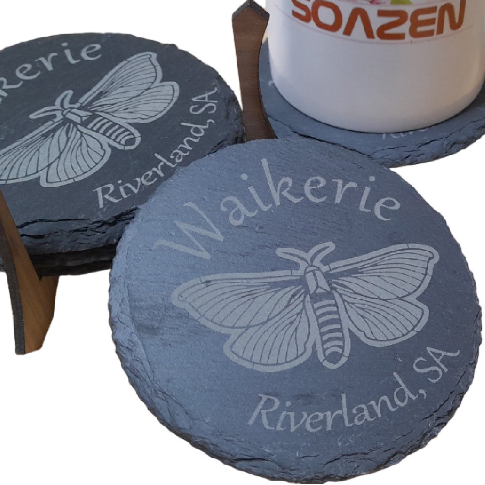 Another delivery to Waikerie Library & Visitor Information Centre.

Souvenir Rain Moth slate coaster sets. 😍

soazen.com.au/waikerie-visit…

#soazen #uniquelydifferent #berri #waikerielibraryvisitorcentre #southaustralia #engraved #slatecoasters #customenlasergraving #customsouvenirs