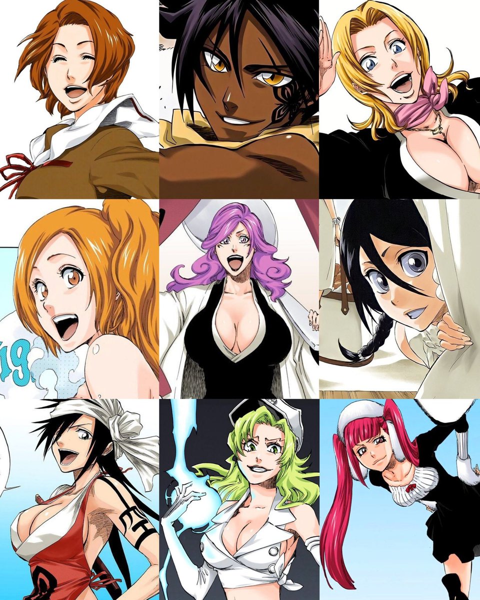 bleach girls have the most beautiful smiles ❤️