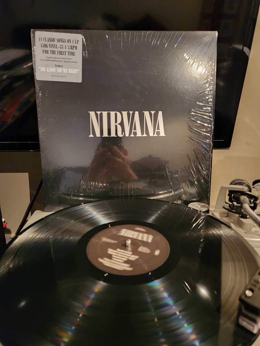 Is this the closest we have a Nirvana greatest hits compilation? It's pretty good and complies from their albums and a couple singles. It's nice to see Nirvana and Kurt Cobain increasingly revered as time goes on. #Nirvana #InBloom #Sliver #BeenASon #PennyroyalTea #vinylrecords