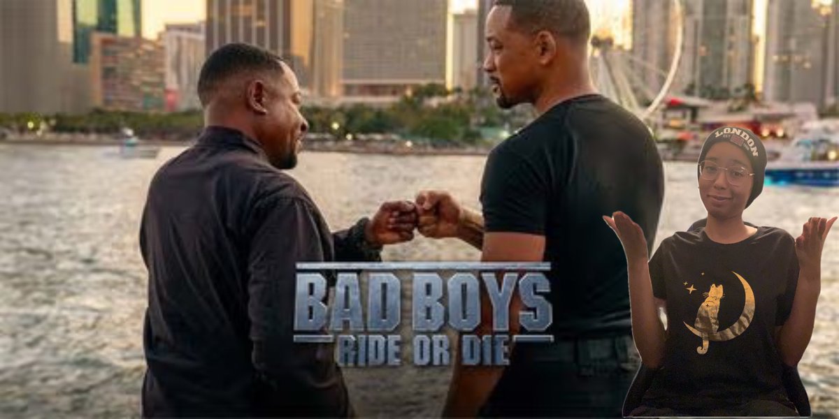 Check out my reaction and review video of Bad Boys: Ride or Die on YouTube at Cateyes Games 😸🎮 #badboys #badboys2 #badboyforlife #WillSmith #martinlawrence #cinephile #youtubechannel #subscribe #follow #followback