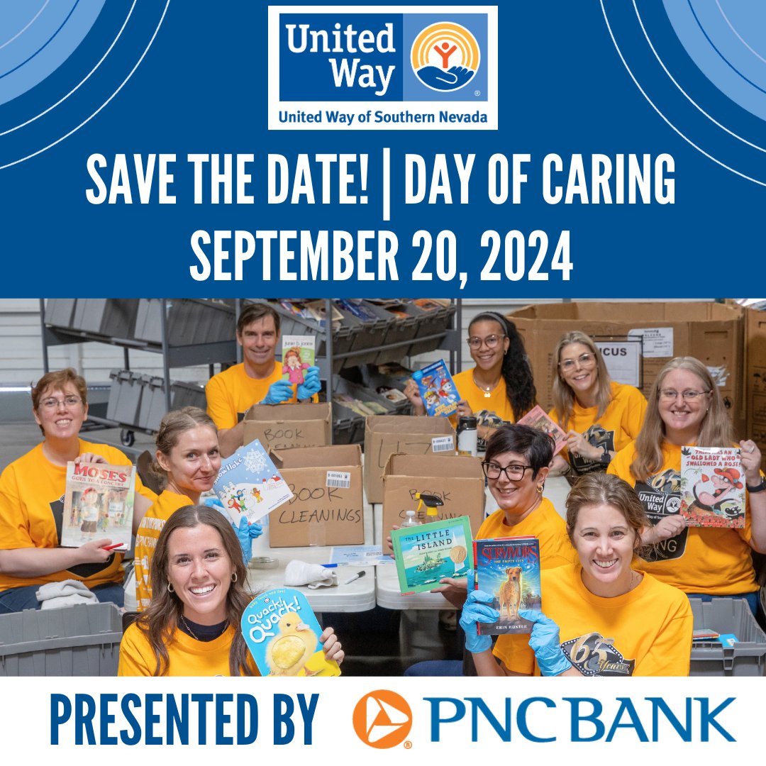 Are you ready to show your caring spirit? 🌟UWSN is thrilled to unveil our much-awaited 9th Day of Caring, presented by @PNCBank, is scheduled for Friday, September 20, 2024! 📅. Learn more at uwsn.org/caring.