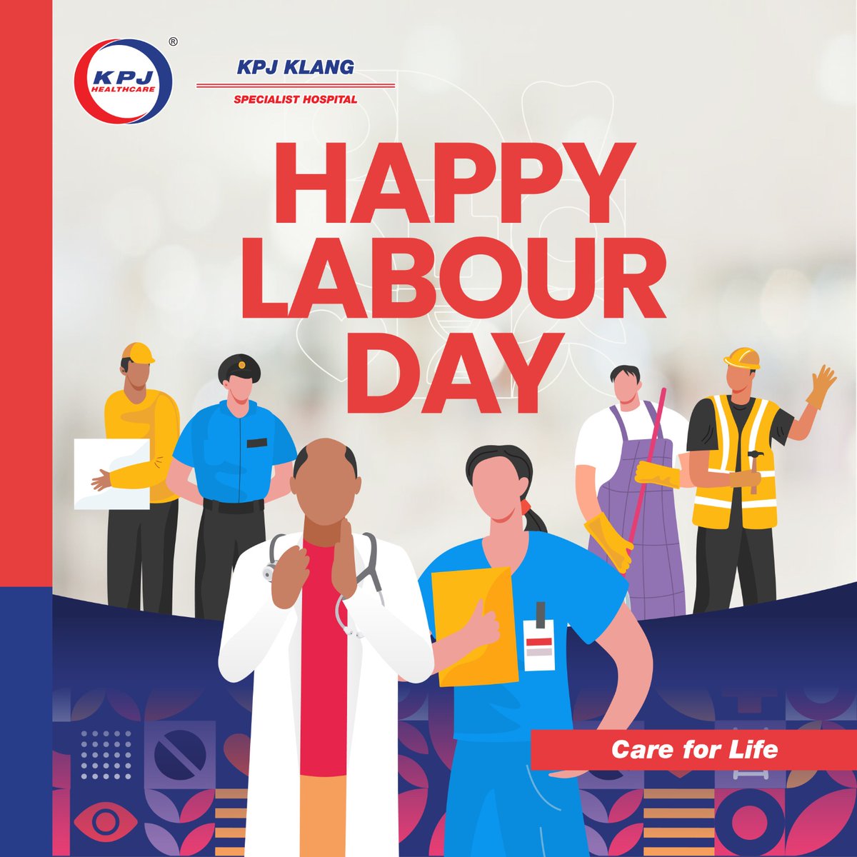 Today, we honour those who continue to work tirelessly. We celebrate them for their exceptional commitment and dedicated hard work, including our own #TeamKPJ, who has been providing exceptional care for Malaysians for more than four decades, because we #CareforLife.