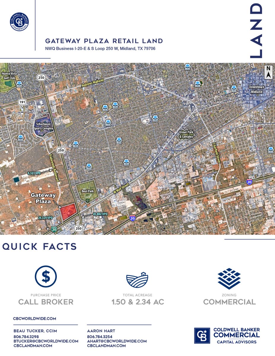 🆕 Gateway Plaza Retail Land
To view this exclusive listing, please click here
cbclandman.com/properties/?pr…
#CRE #CommercialRealEstate #LubbockCRE #CommercialLand #Land #CBCWorldWide #CBCLandMan @CBCLandMan