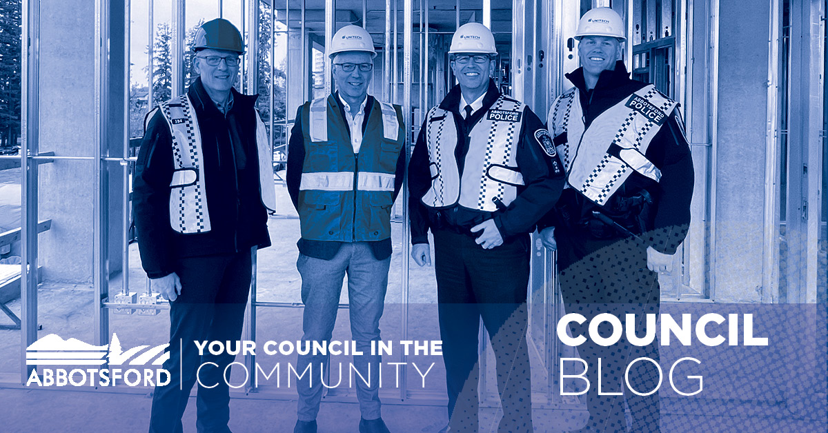 Work on the new AbbyPD HQ recently hit a major milestone. Council’s latest blog post discusses the progress being made on the new @AbbyPoliceDept HQ, and how the upgrades benefit police, staff and the community. Read: abbotsford.ca/council/your-c… Subscribe: abbotsford.ca/city-hall/cont…