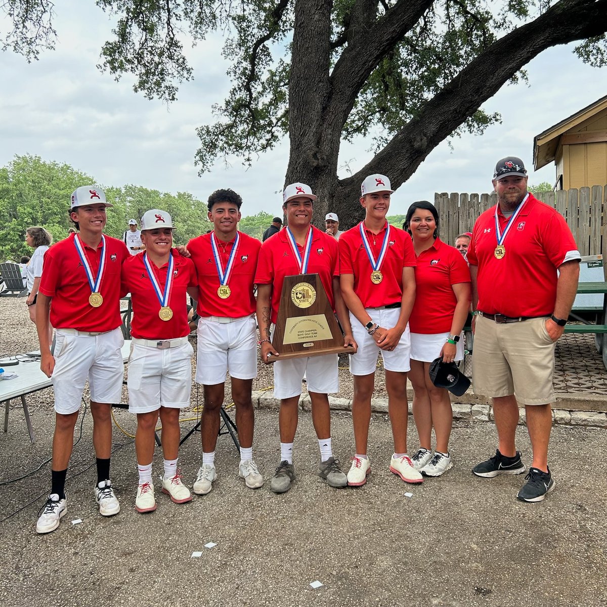 Congrats to first-time Conf 2A #UILState Boys Golf Champions, Sonora! 🏆 FULL RESULTS ➡️ bit.ly/3WthuXh