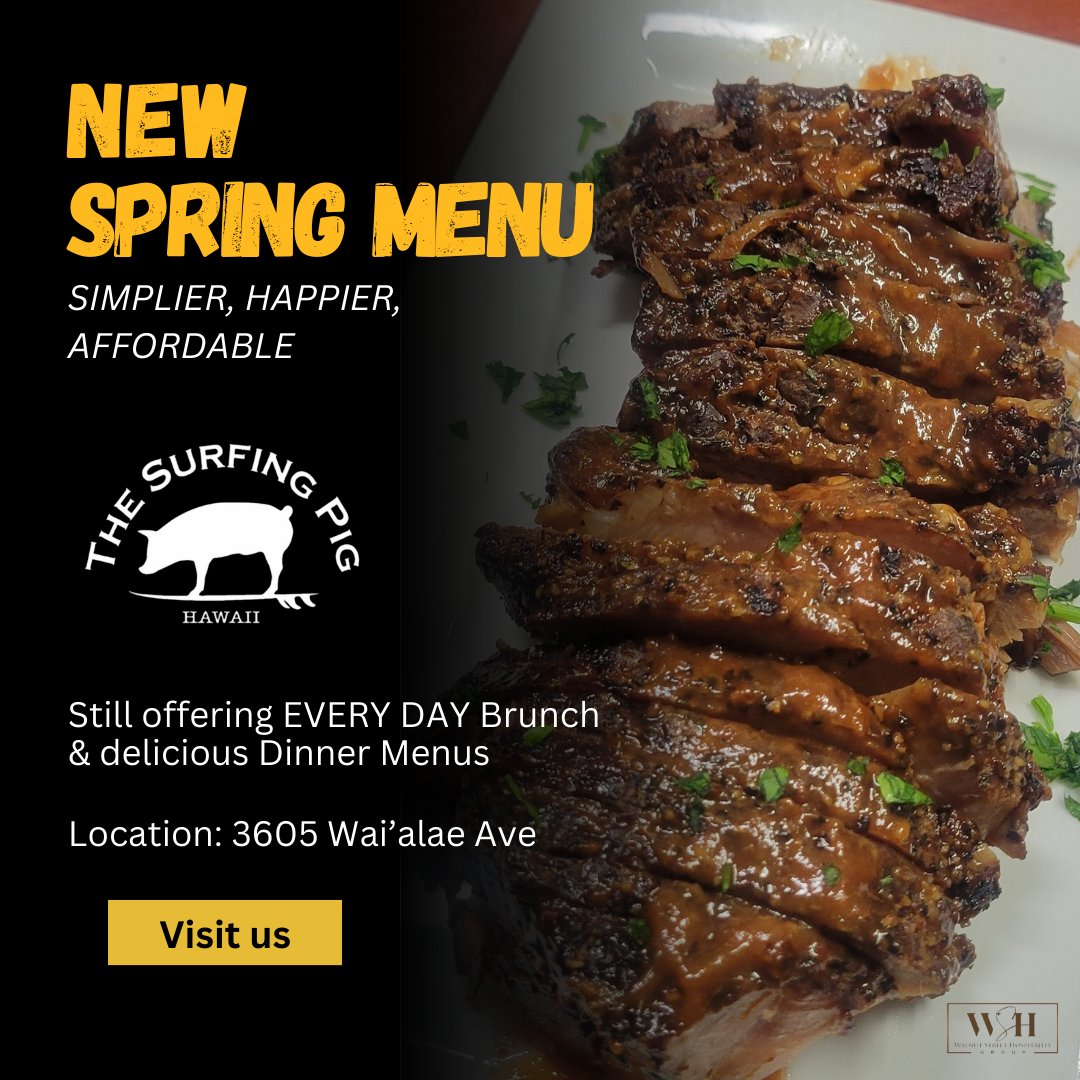 People are raving about our new Spring Menu🔥

Don't be left out! Make your reservation today and let us know what you think! 

📲Book your table via RESY

📞808-744-1992

📍3605 Wai'alae Ave
 Honolulu, HI 96816

#hawaii #localeats #spring #honolulu #newmenu