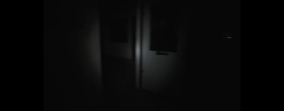 @EltonCastee please watch at 1:25:14 on the new asylum video as he camera man turns around to you and Corey you can see the red light appear to your left towards the hall way