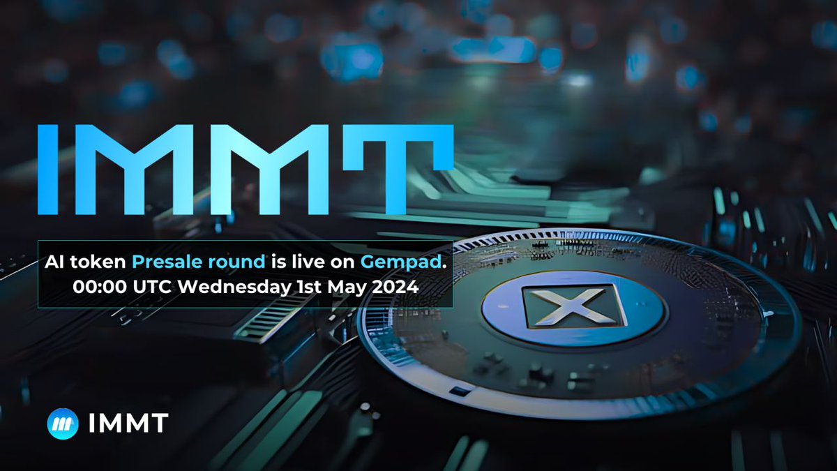 Enter the ultimate CeFi trading hub at @IMMT_io! IMMT offers a blend of CEX & DEX features: Futures & Spot Trading, Copytrading & Social-Balance Trading. Earn commissions on every trade!📈 🤖Integrated AI Assistant powered by NVIDIA 🤝KYB Partnerships with top CEX/DEX platforms…