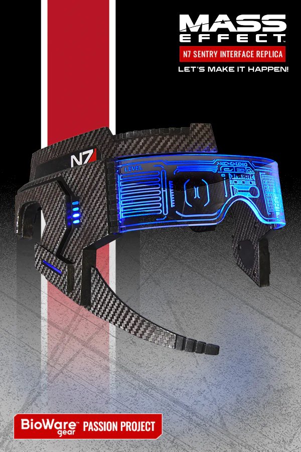 MASS EFFECT N7 SENTRY INTERFACE REPLICA at gear.bioware.com/products/n7-se…

Use discount code: BWNugsong for 20% off! 

#bioware #videogame #videogames #masseffect #gamers #popculture #biowaregear #space #merch #nrmbooks #scifi #spectres #commandershepard