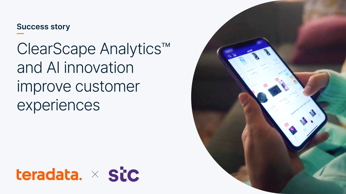 How does Saudi Arabia’s @stc create best-in-class digital and AI experiences for millions of customers? By leading the way in information and communication technology innovation with the help of Teradata ClearScape Analytics. ms.spr.ly/6016Y3wBM