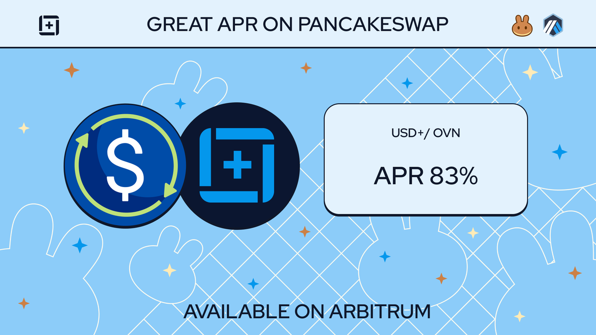 Among all USD+ pools on @PancakeSwap, this one is showing the best APR👇