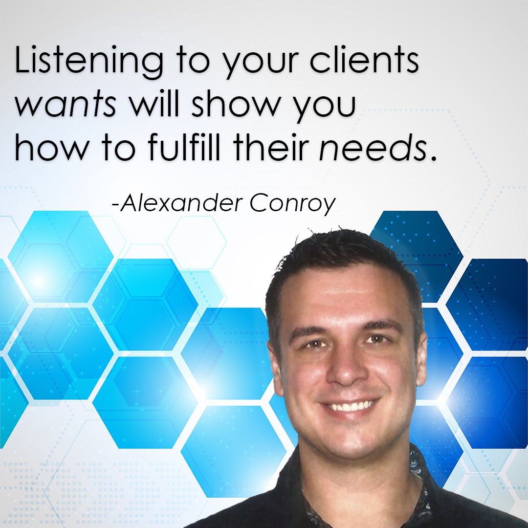 Listening is the key to understanding any client. #entrepreneurquotes #salessuccess